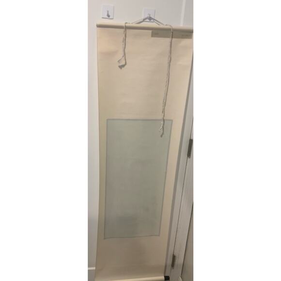 Vintage Asian Silk Scroll Bird Blossom Painting Kakejiku Wall Art w Box - Picture 5 of 7